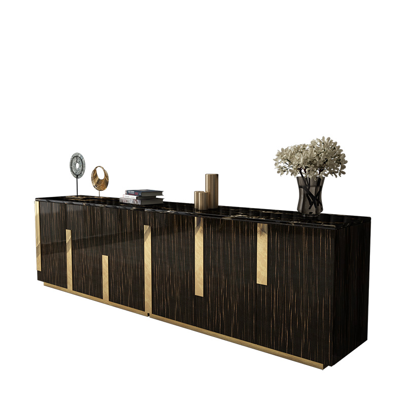 luxury modern simple design tv cabinet Glass and stainless steel hotel tv cabinet tv stand living room furniture modern