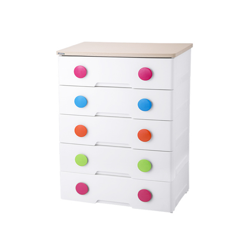 9005 New design wooden top multi drawer plastic kids toy storage cabinet furniture