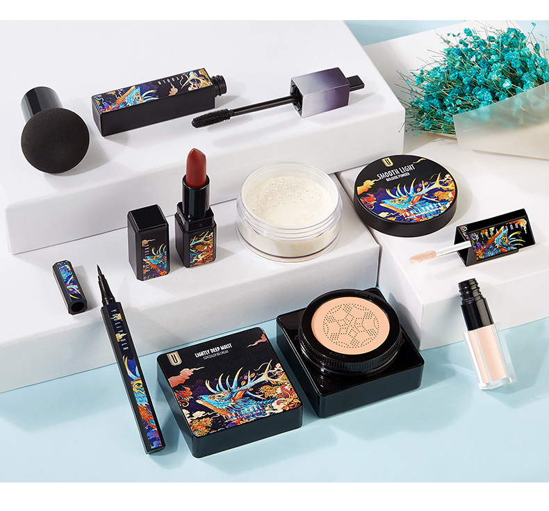 2021 ladies beauty makeup gift combo kits lipstick eyeliner all in one make up set cosmetic