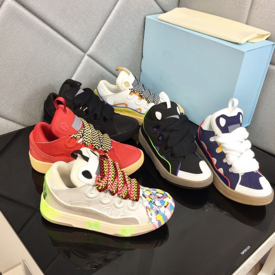 2024 hot selling Designer Shoes Comfortable Lace-up Women Sneakers Sport Shoes Lanvine Sneakers