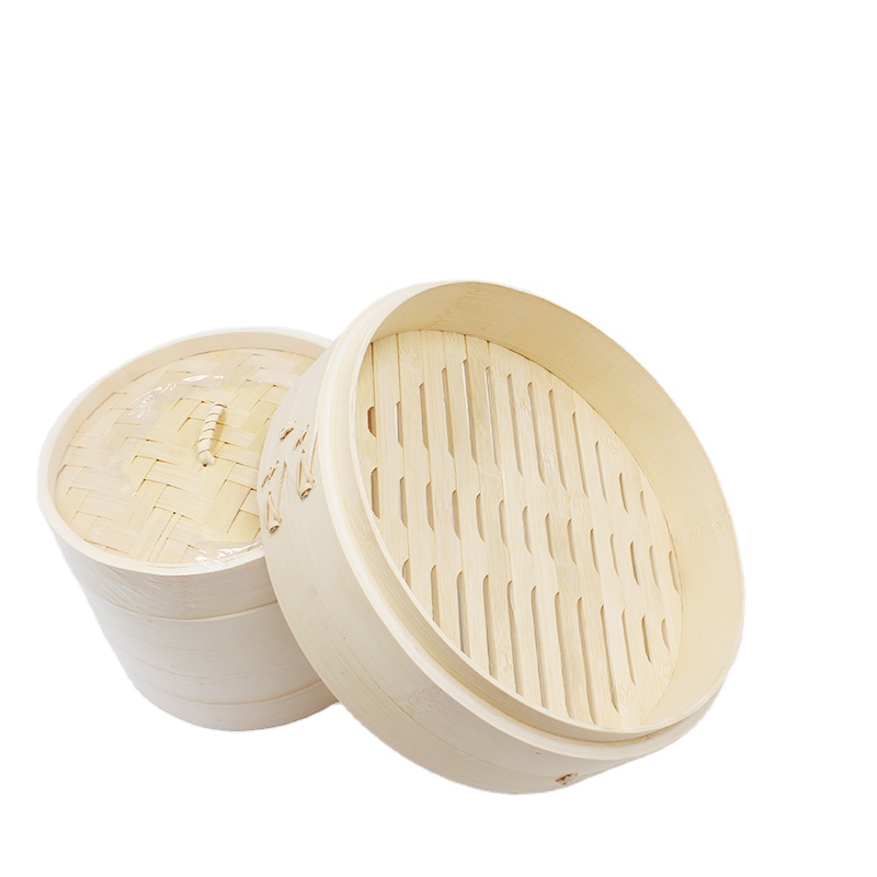 High Quality Wholesale Cooking Use Multi-Functional Food Grade Bamboo Steamer