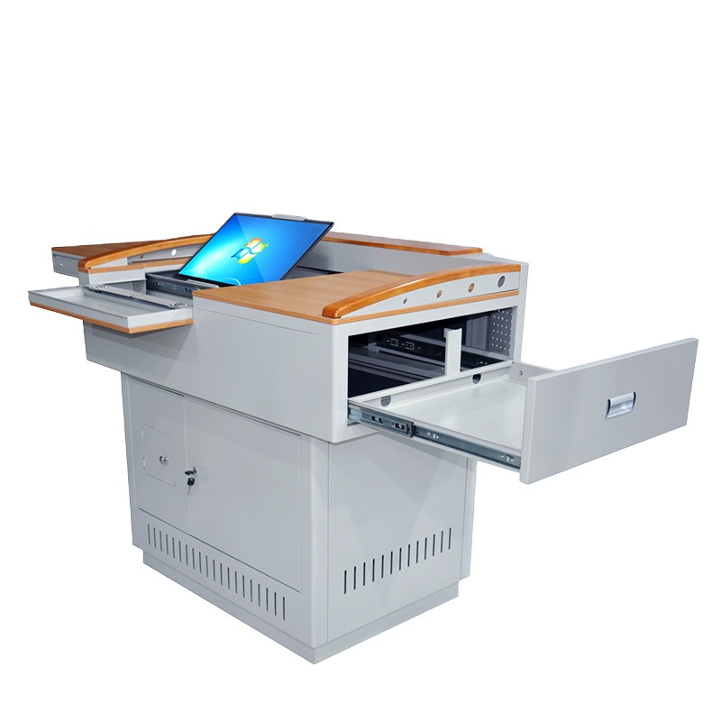 lectern electronic teaching educational equipment interactive smart podium classroom digital podium for sale