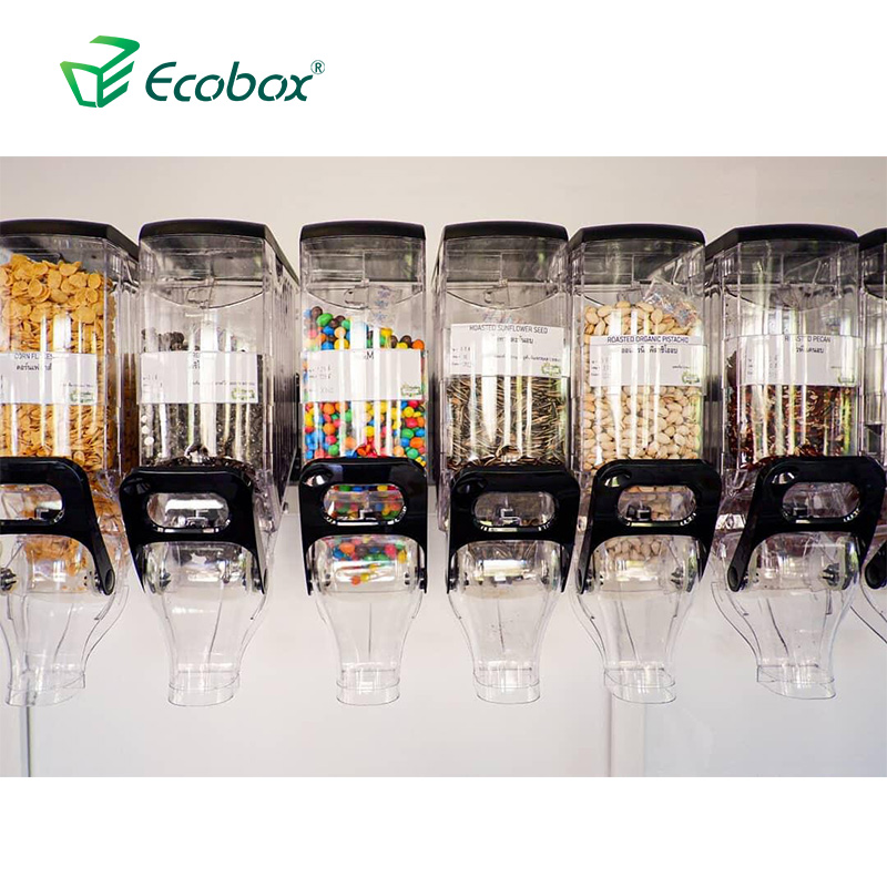 Ecobox от завода-производителя тяжести ящика оптом орехами хлопья конфеты зерна органические продукты питания диспенсер для ноль отходов магазин