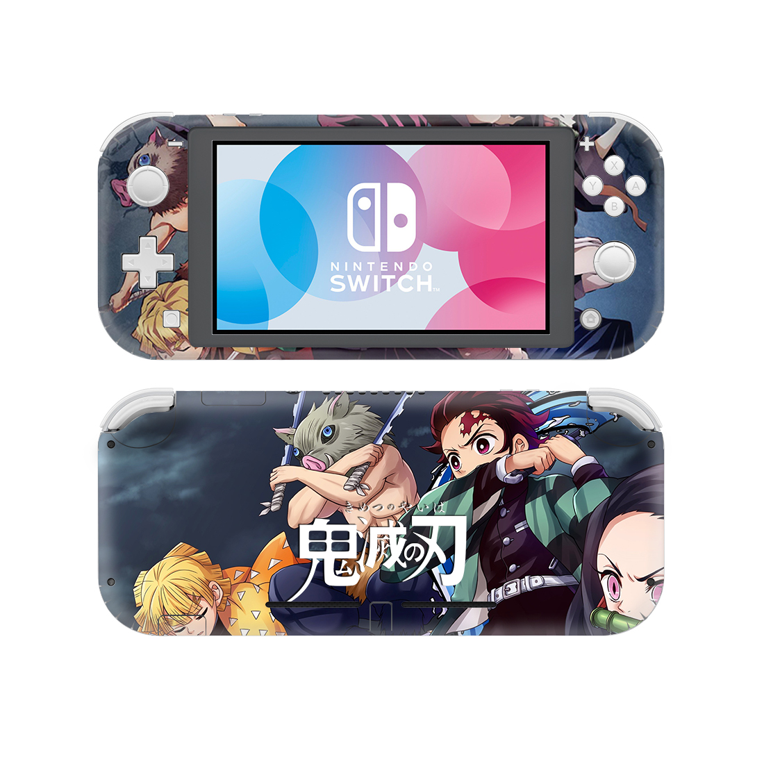 Наклейки на кожу для Nintendo Switch Lite, наклейки для поезда незуко танджиро
