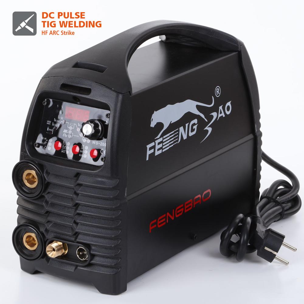 Сварочный аппарат TIG pulse 200A DC Сварочный аппарат HF из нержавеющей стали