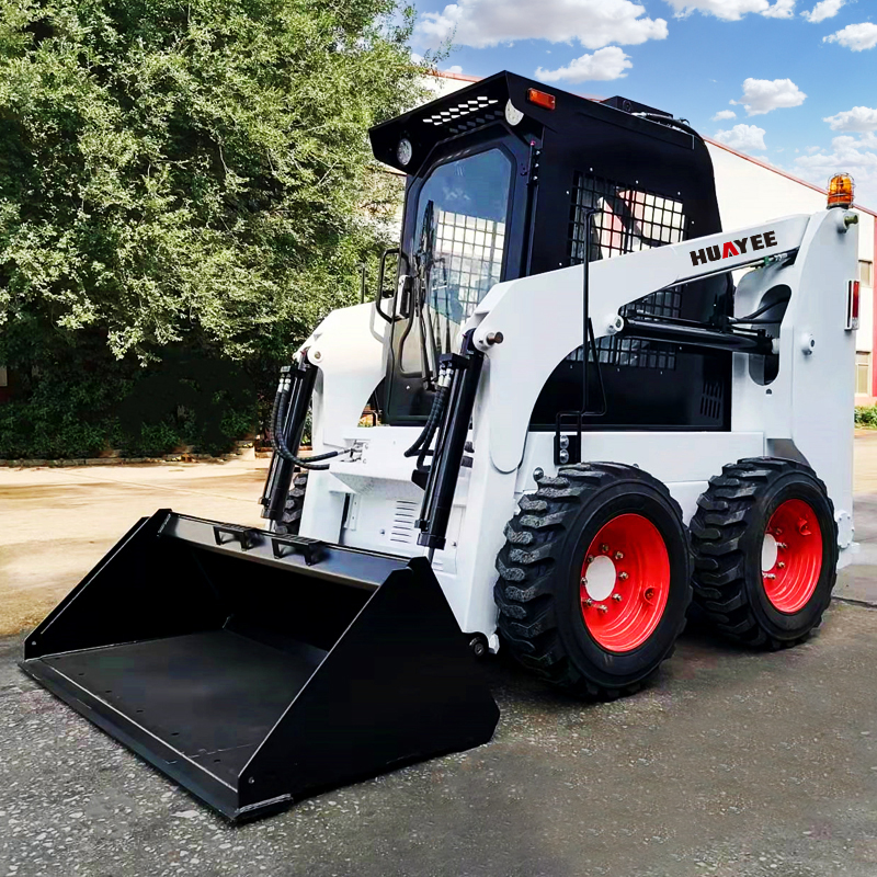 Завод HUAYEE с бортовым поворотом HJC45 500 кг 700 кг погрузчик с бортовым поворотом навесное оборудование китайский производитель быстрая доставка