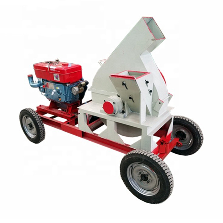 wood chipper machines diesel branch crusher machine wood chipper