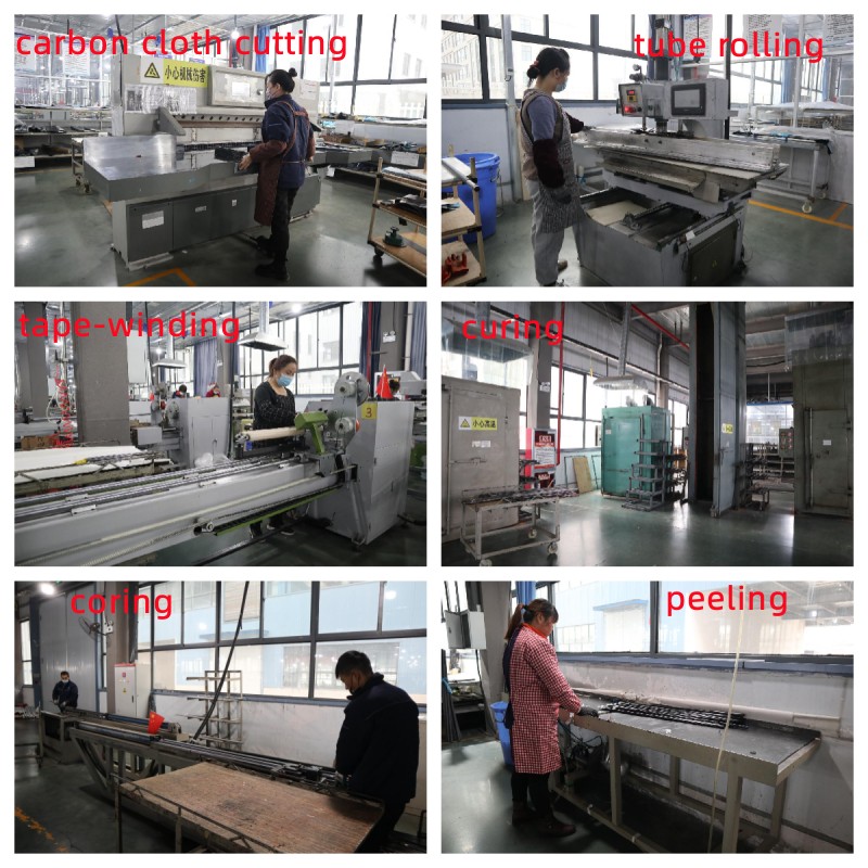 Carbon Fiber Forearm Shaft  + Carbon & Fiberglass Butt Sleeve Tip OD 12.4 mm 1/2 Split Center-jointed Billiard Pool Cue 1474mm