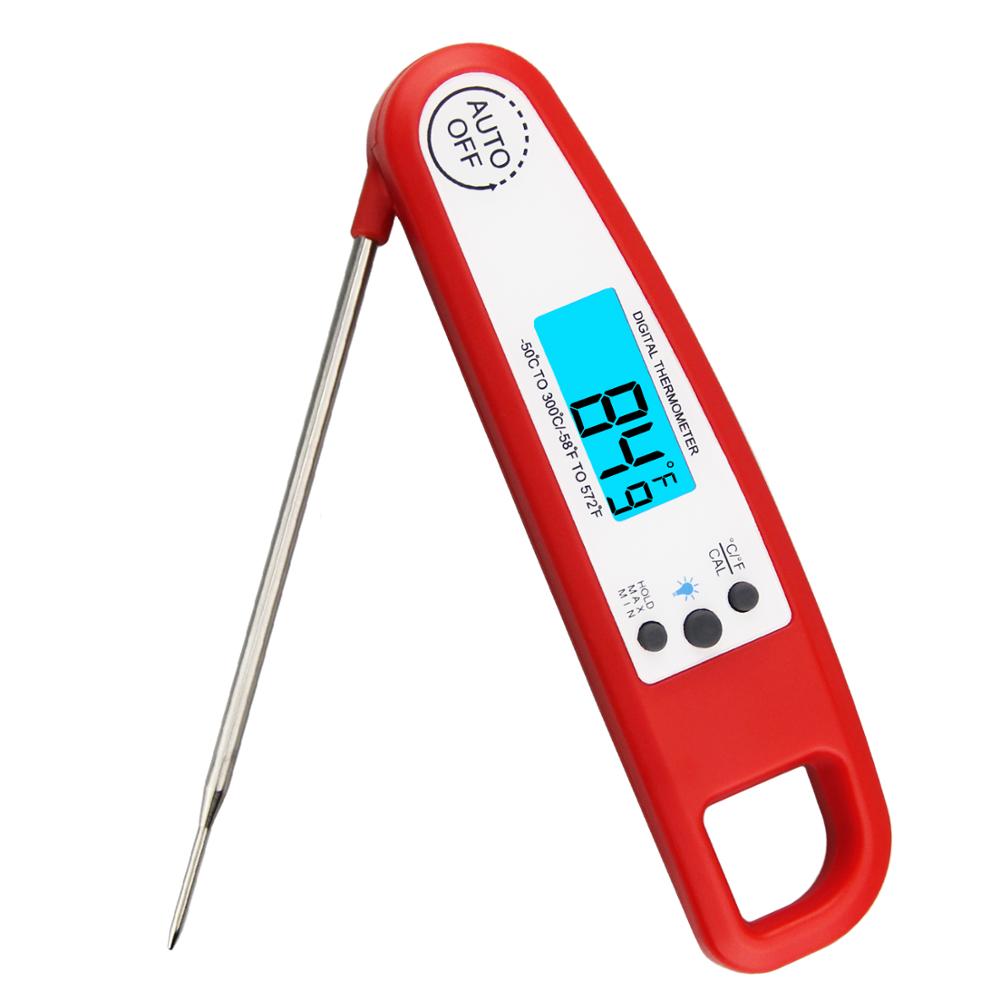 Kitchen Food Oven Grill Thermometer with Folded Probe Electronic Meat Thermometer