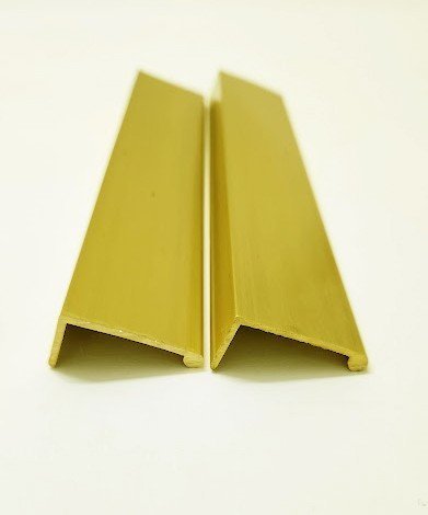 L Shape Profile Brass Custom Size Edging Corner Decorative Tile Trim Custom Wall Corner Strip Curved Shape Round