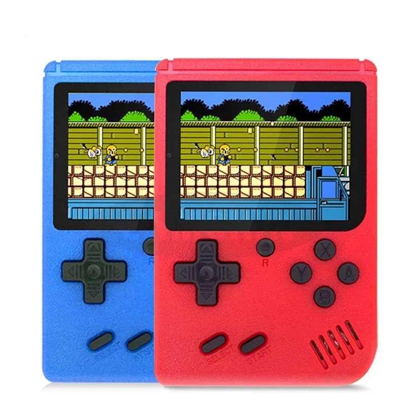 Portable Mini Handheld Video Game Console 8-Bit 3.0 Inch Color LCD Kids Color Game Player Built-in 400 games