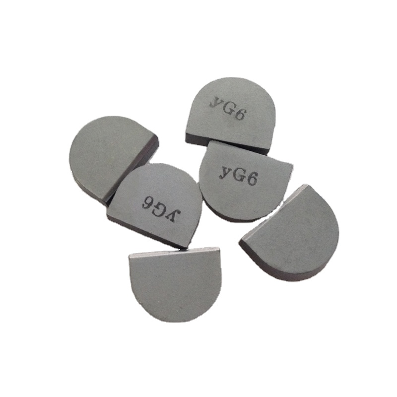 YG6X Cemented Carbide Cutting Tips for Brazed Tool Bits