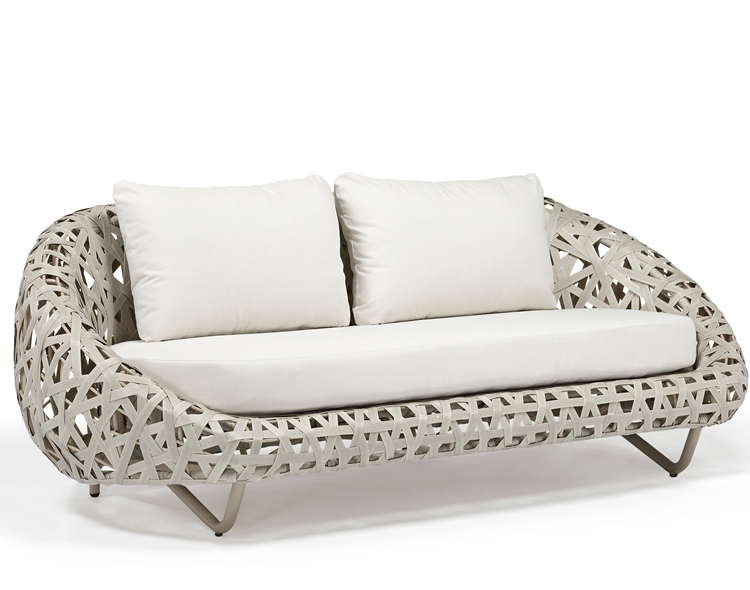 Couture Jardin Curl benchcraft мебель из ротанга, трость обеденный стул из ротанга 3 Seater Lounge