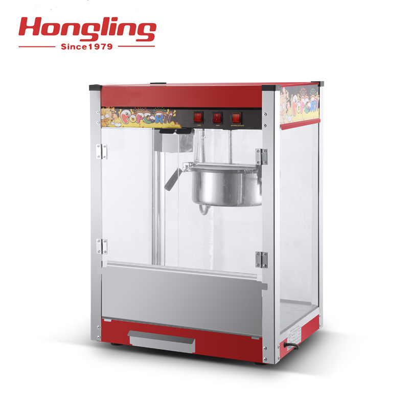 HL-803 China wholesale kitchen equipment flat top commercial cinema electric popcorn machine for sale