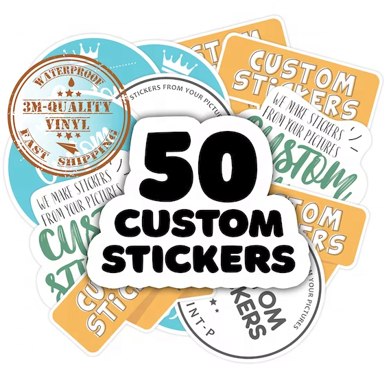 Waterproof Vinyl Decals Custom Logo Stickers Colorful And Available In Various Shapes Durable And Fade Resistant