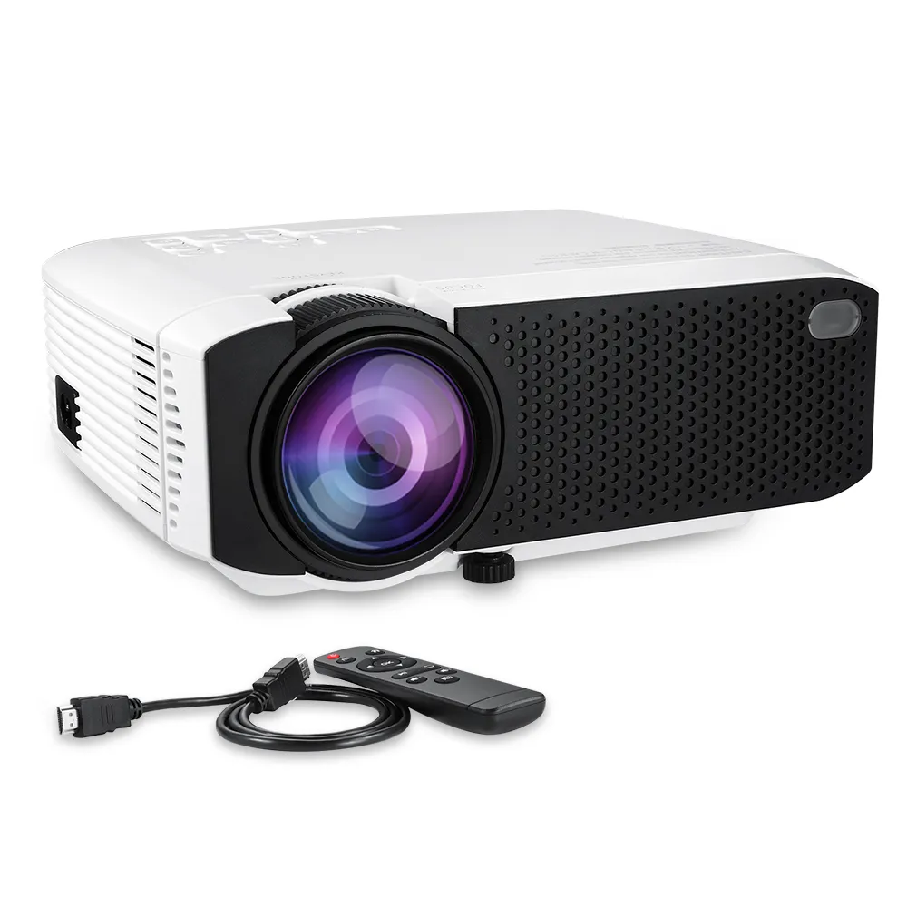 Lien Night Light Projector Mirroring 720P Home Theater Wi-Fi LCD LED Phone Mobile Video Projector