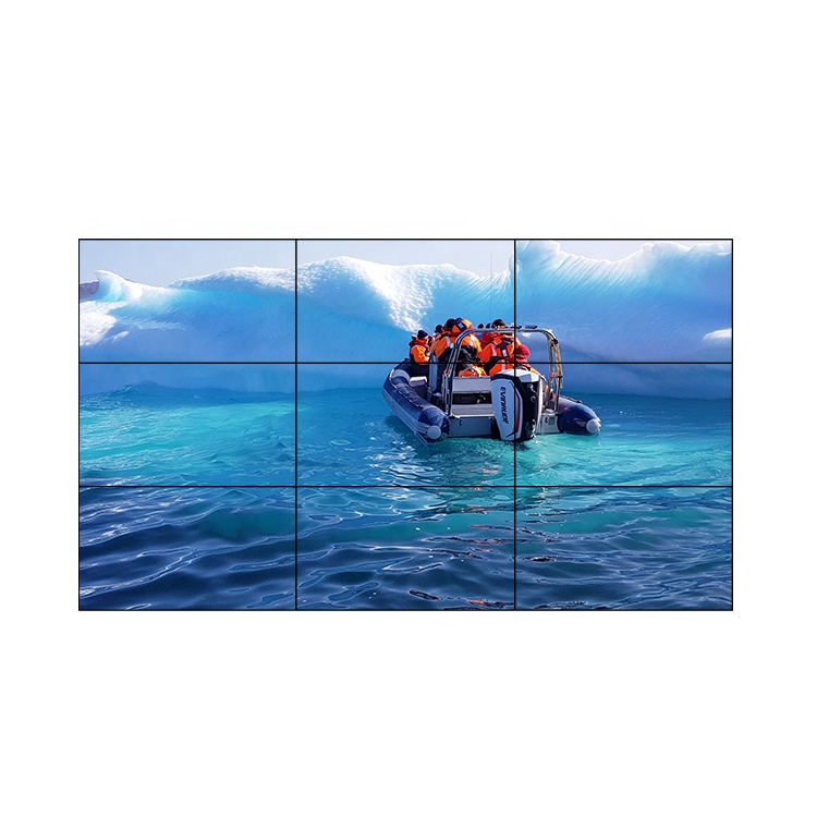 FHD 55inch 3x3 Seamless Narrow Bezel 3.5 MM Advertising Display Video Wall US Warehouse LCD Splicing Screen For Airport