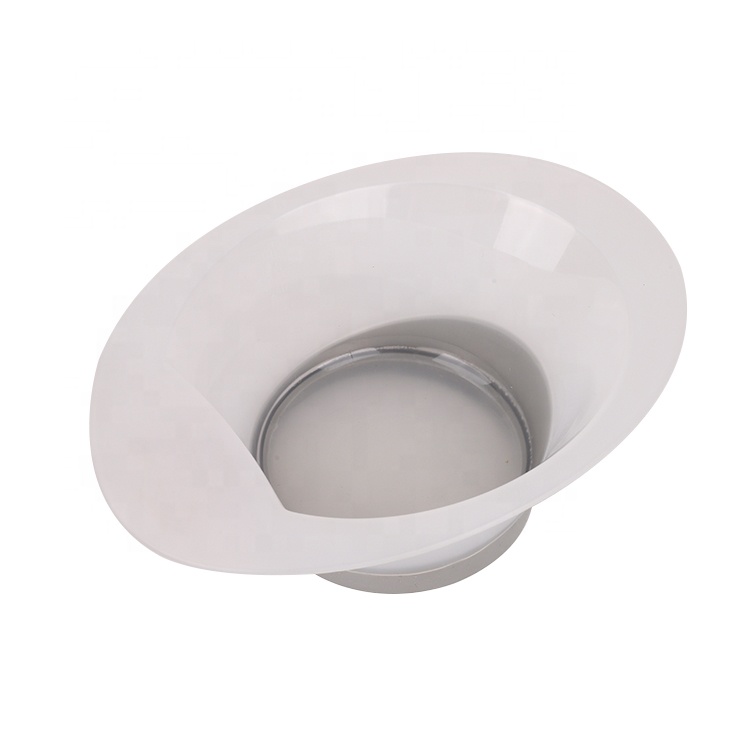 Hair Coloring Plastic Dye Mixing Transparent Bowl for Home Salon Hairdressing Tools