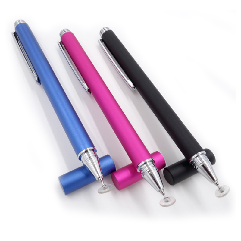 Высокая точность диск стилусы Touch Pen прозрачный емкостный Дик планшеты стилусы ручка с резиновым наконечником для сенсорный экран