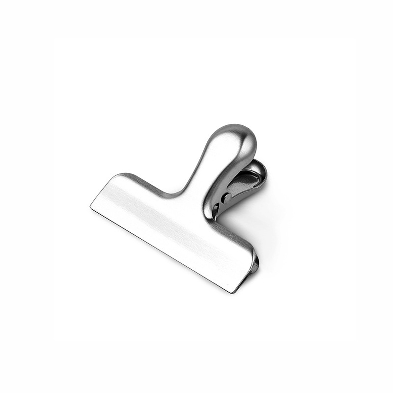 Stainless Steel Bag Clips For Food Heavy Duty Metal Silver Food Clips Office Paper Clamps Air Tight Seal Snack Clips
