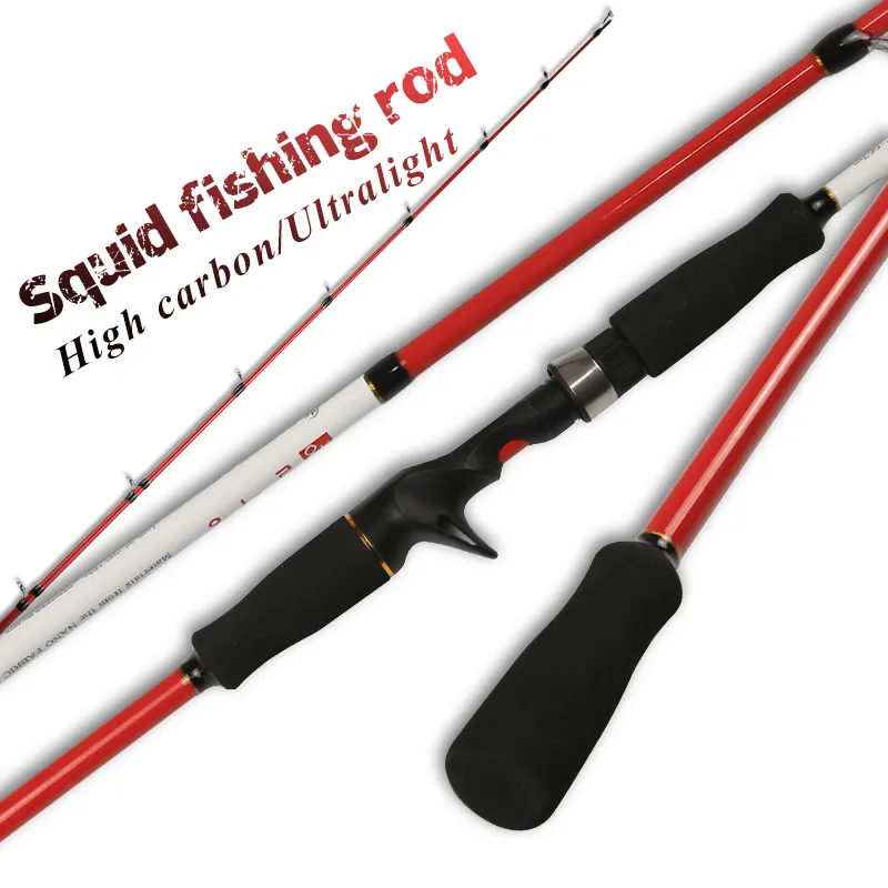 Squid Fishing Rod South Korea Hot Custom High Carbon Fiber Rod Fishing Octopus Squid Fishing Rod