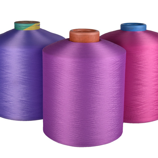 High Quality In Stock DTY Sample Filament Yarn Stock 100% Polyester Hand Knitting