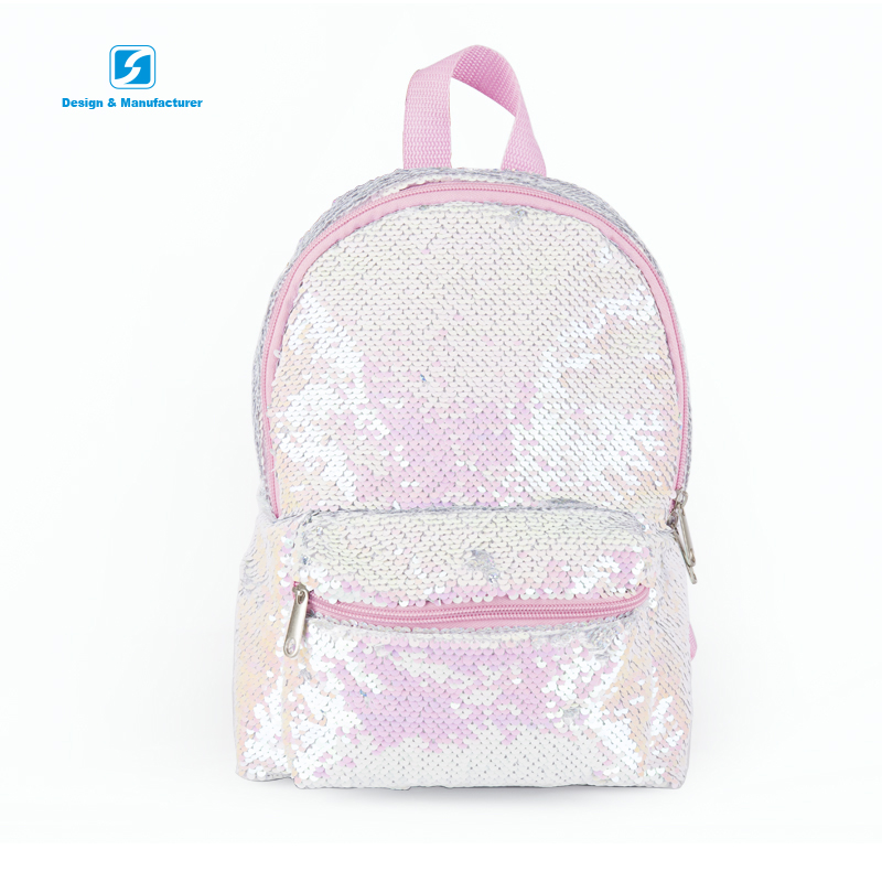 Anti theft smart sequin Повседневный детский школьный рюкзак сумка для девочки