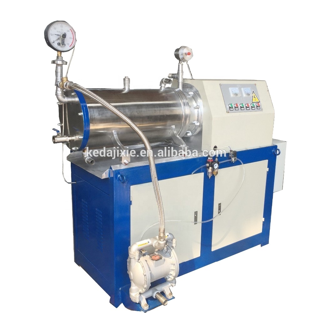 Horizontal sand mill wall paint brush making machine ink bead mill