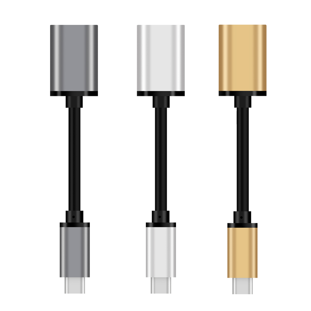 Кабель-адаптер USB otg со штекером Type-C на гнездо USB 3,0 OTG