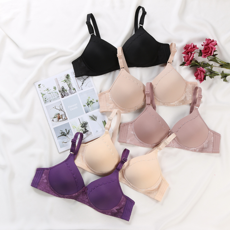 Wholesale Women's bras Solid color bras plus-size bras