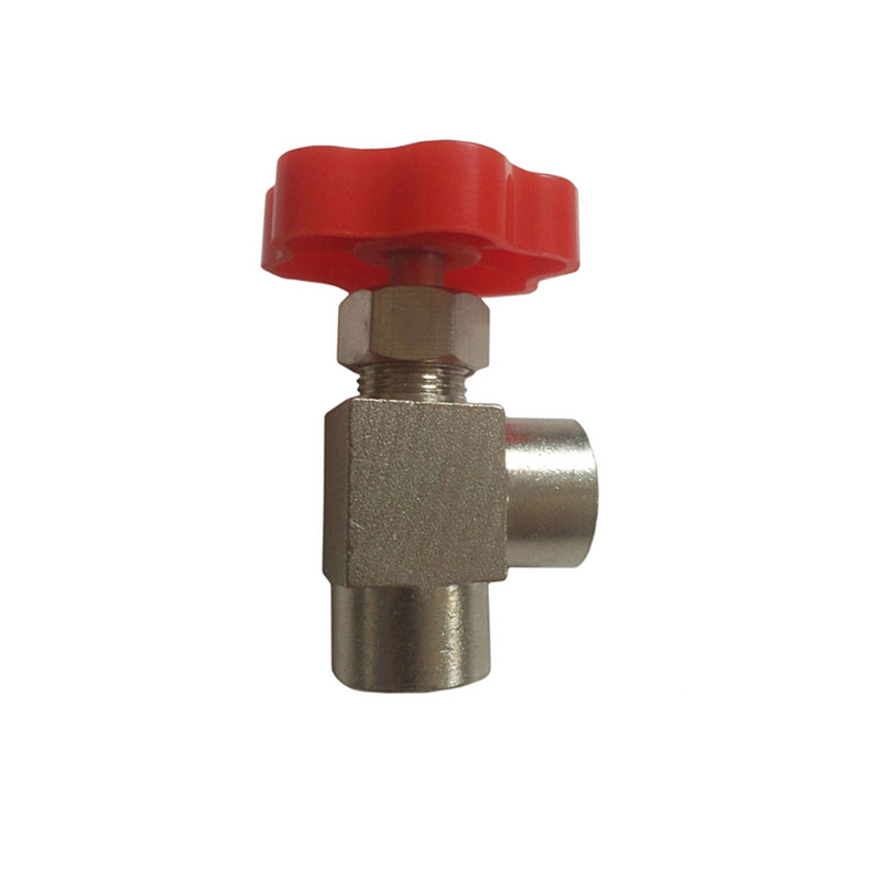 1/8" BSP Female Thread Two Way Angle Nickel Brass Needle Valve Regulating Valve For Water Oil Air