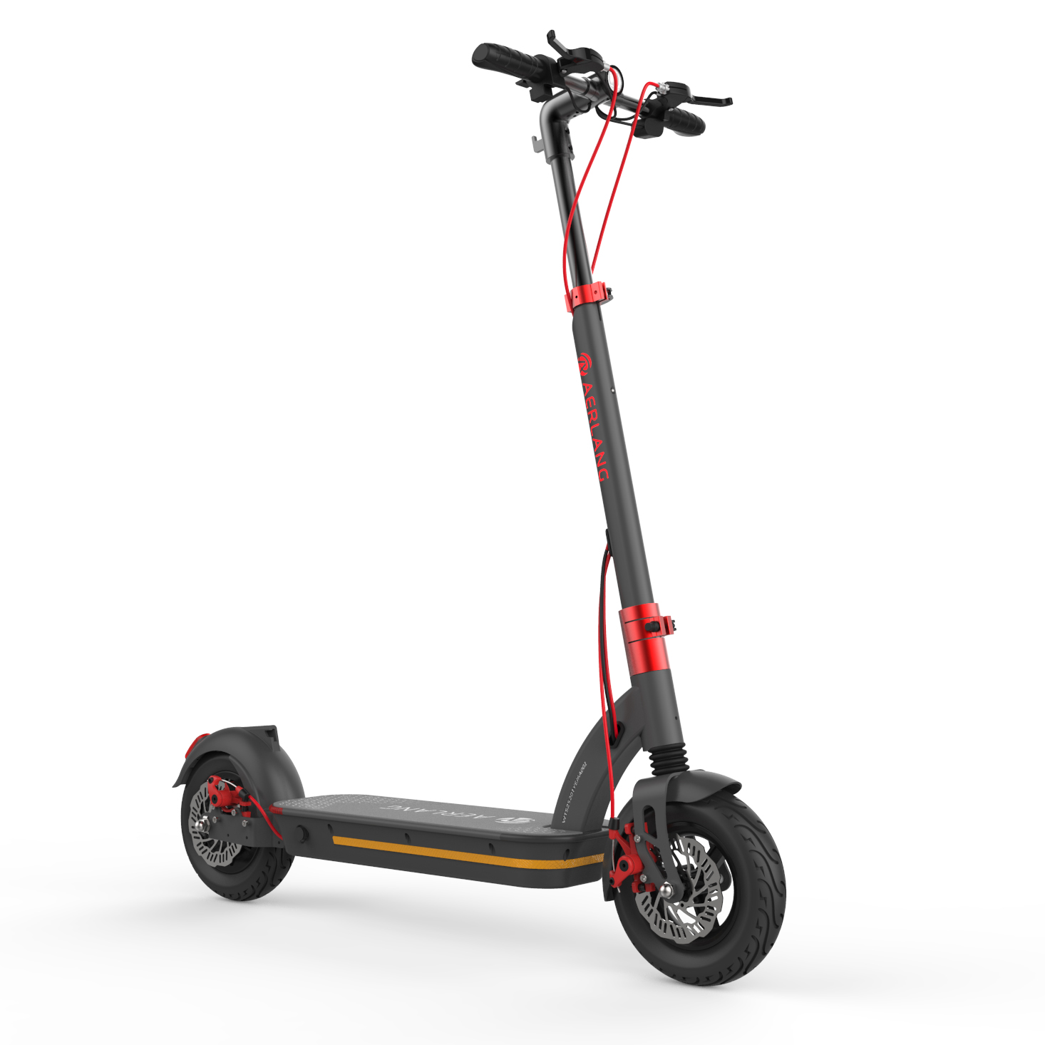 Aerlang H6 высокоскоростная мощная 10 дюймов складной электрический скутер 500w
