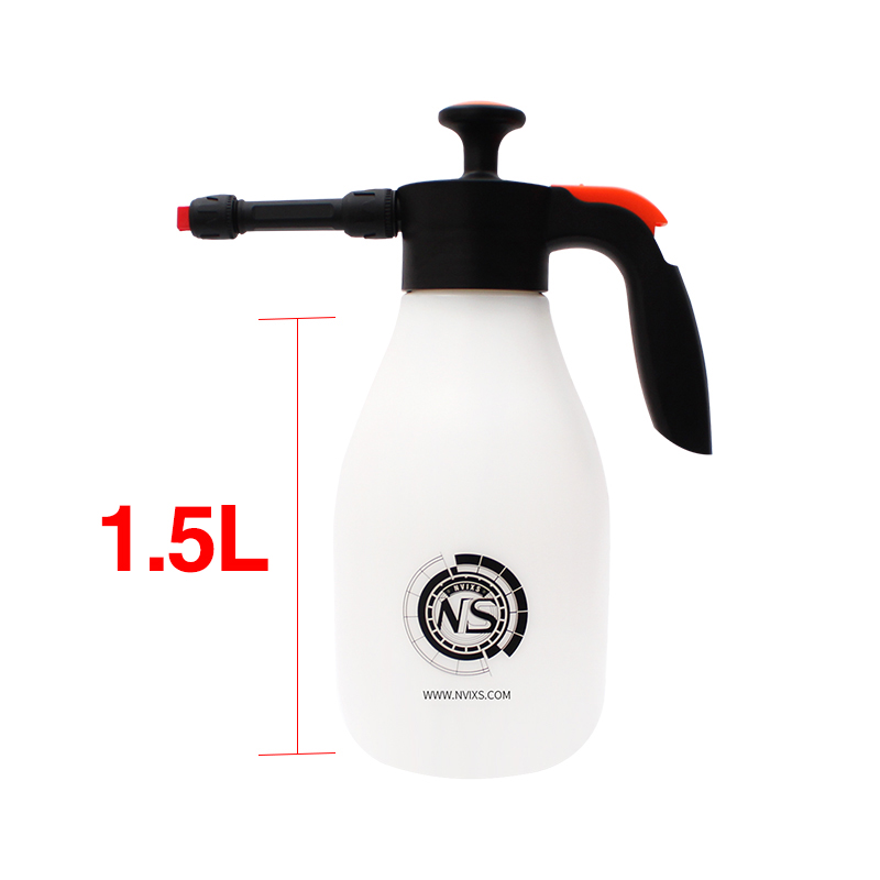 NVIXS 1.5L Car wash Resistance to acid and alkali manual pneumatic foam watering can
