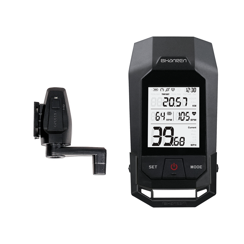 Водонепроницаемый беспроводной Велосипедный компьютер Raptor II Pro с ЖК-подсветкой и измерением частоты вращения педалей