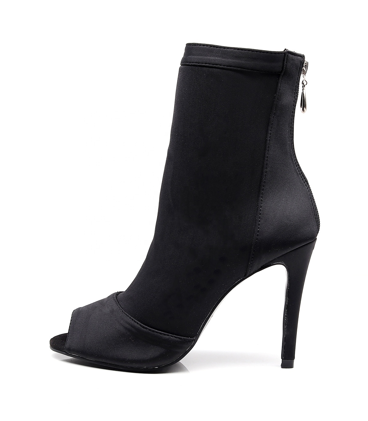 1022 Ladies Black Dance Boots Long Tube Ballroom Latin Dance Shoes
