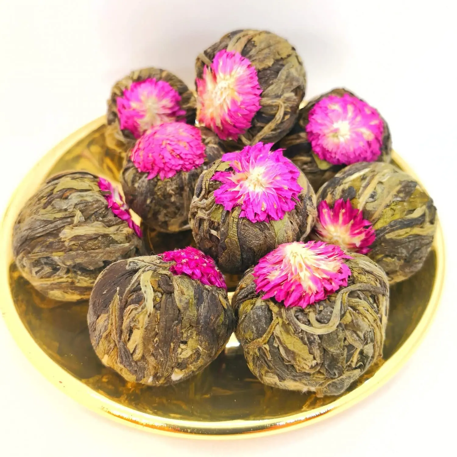 Oriental beauty handcrafted flower ball tea Blooming Flowering Flower Tea jasmine tea flavor