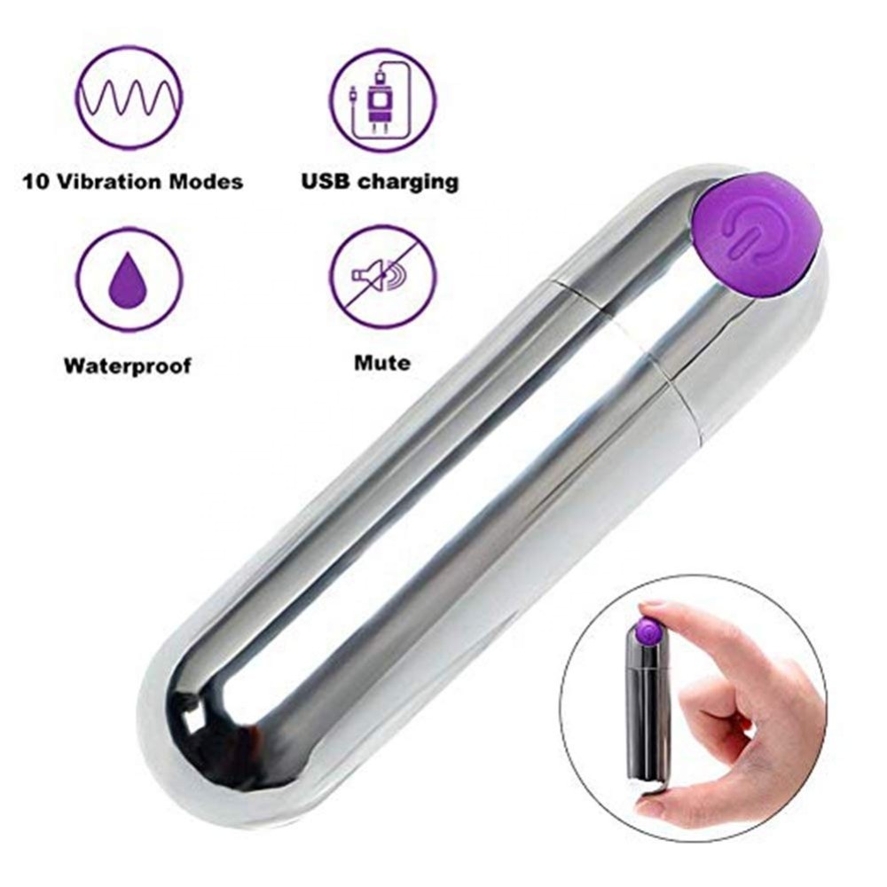 Amazon Hot Sell OEM 10 speed Mini Bullet Vibrator powerful vibrating sex toy for women Clitoris Panty Vibrator Mini Bullet