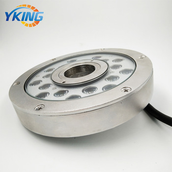 Хорошее качество 316L нержавеющая сталь DC24V IP68 водонепроницаемый 54 Вт фонтан со стекающей водой по стене светодиодный свет