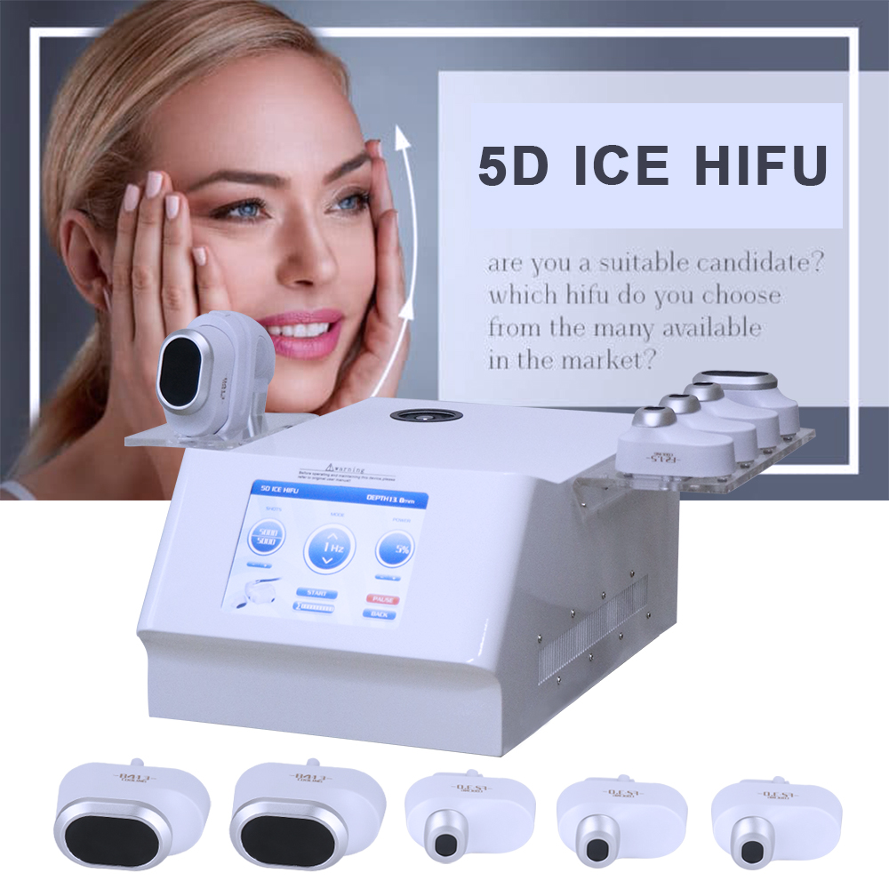 5D HIFU 4D HIFU уход за кожей портативный HIFU Cryo против морщин + машина