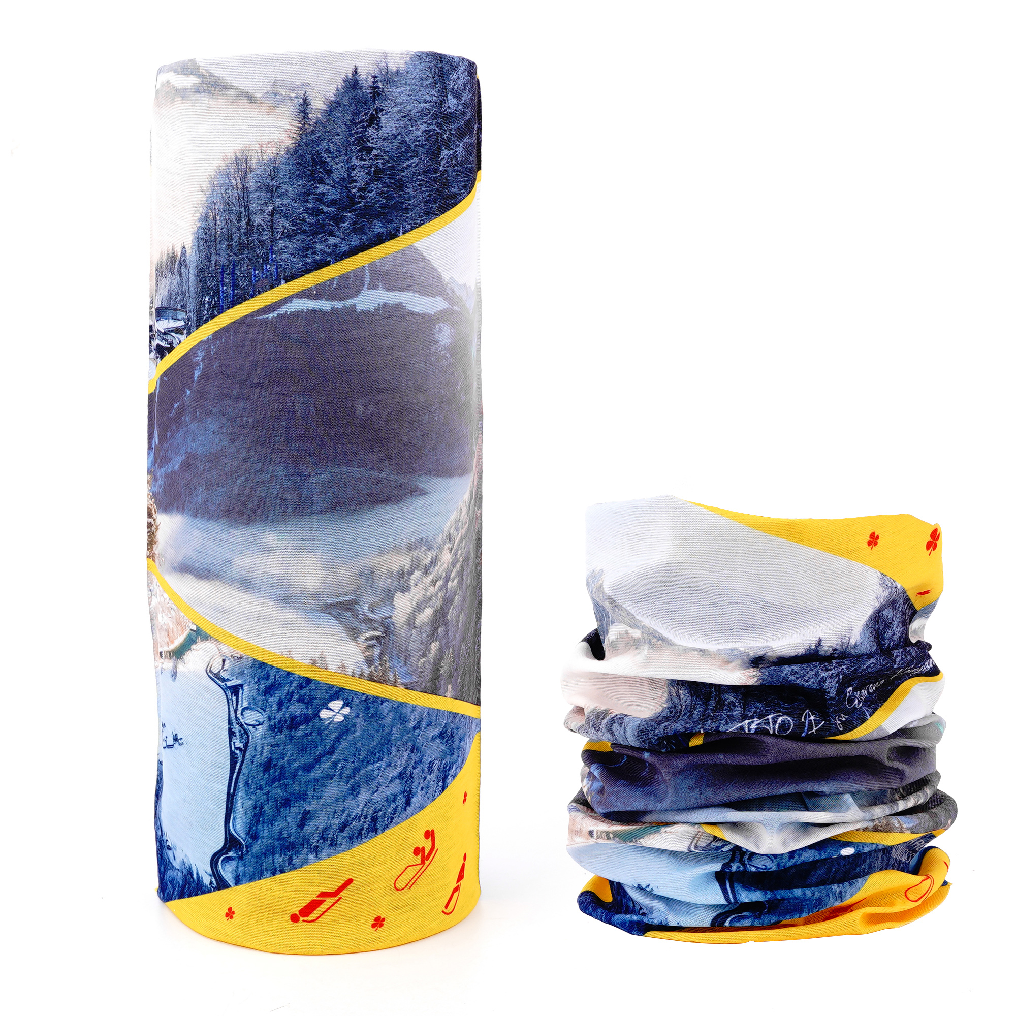 Custom Printed Multifunctional Fishing Neck Gaiter Seamless Tubular Bandanas Scarf Headwear Face Cover Tube Custom Bandana
