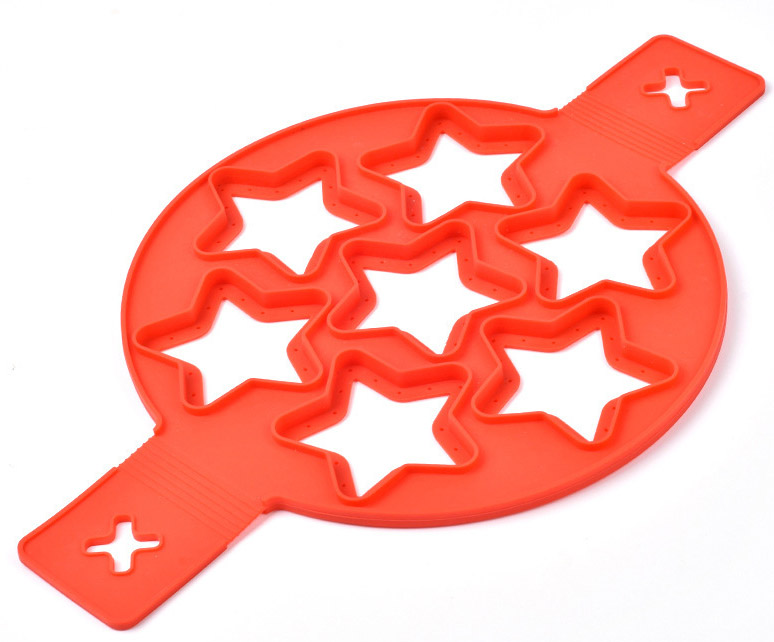 Kitchen Baking Cheese Egg Pancake Maker Nonstick Cooking Fried Egg Ring Silicone Egg Cooker