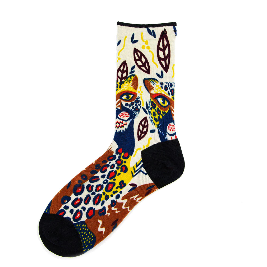 HAD Hot sale Mens Fashion Spring-Autumn Organic Cotton Funny Print Socks