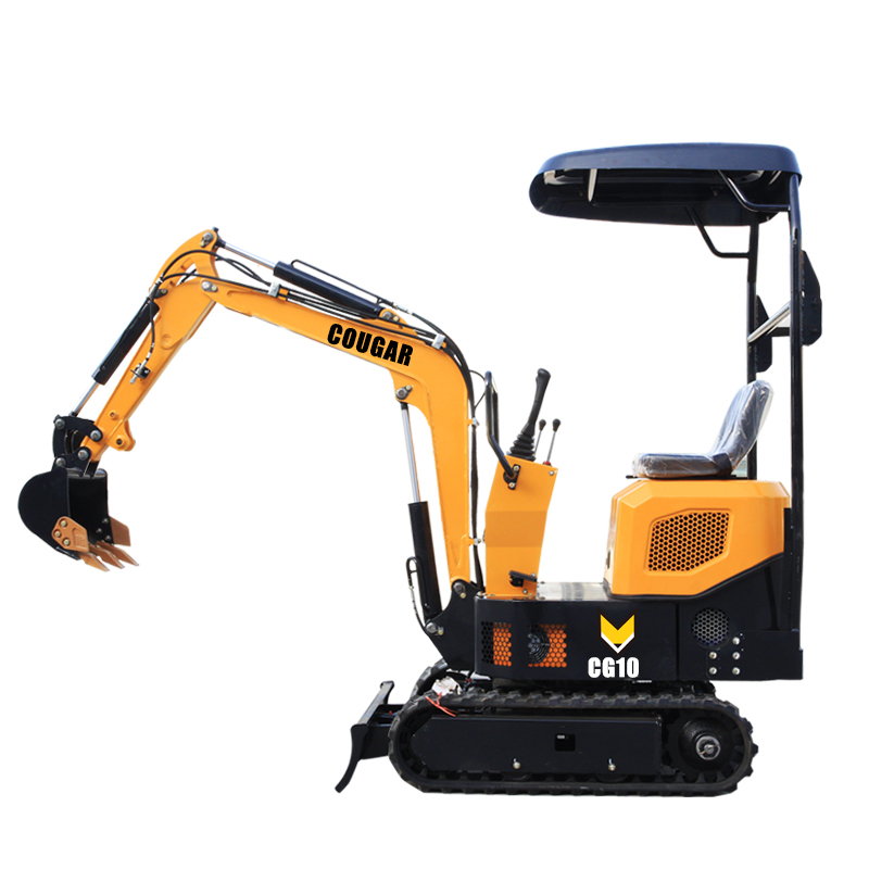 Новинка, мини-экскаватор COUGAR CG10, 1,0 т, 1000 кг, сделано в Китае