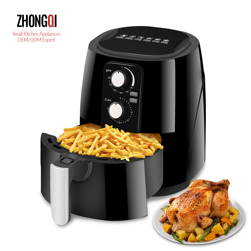 1500w 5.5L Oil Free Healthy Cooking Removable With Non-stick Basket Latest Best Screen Home Cooker Hot Air Fryer