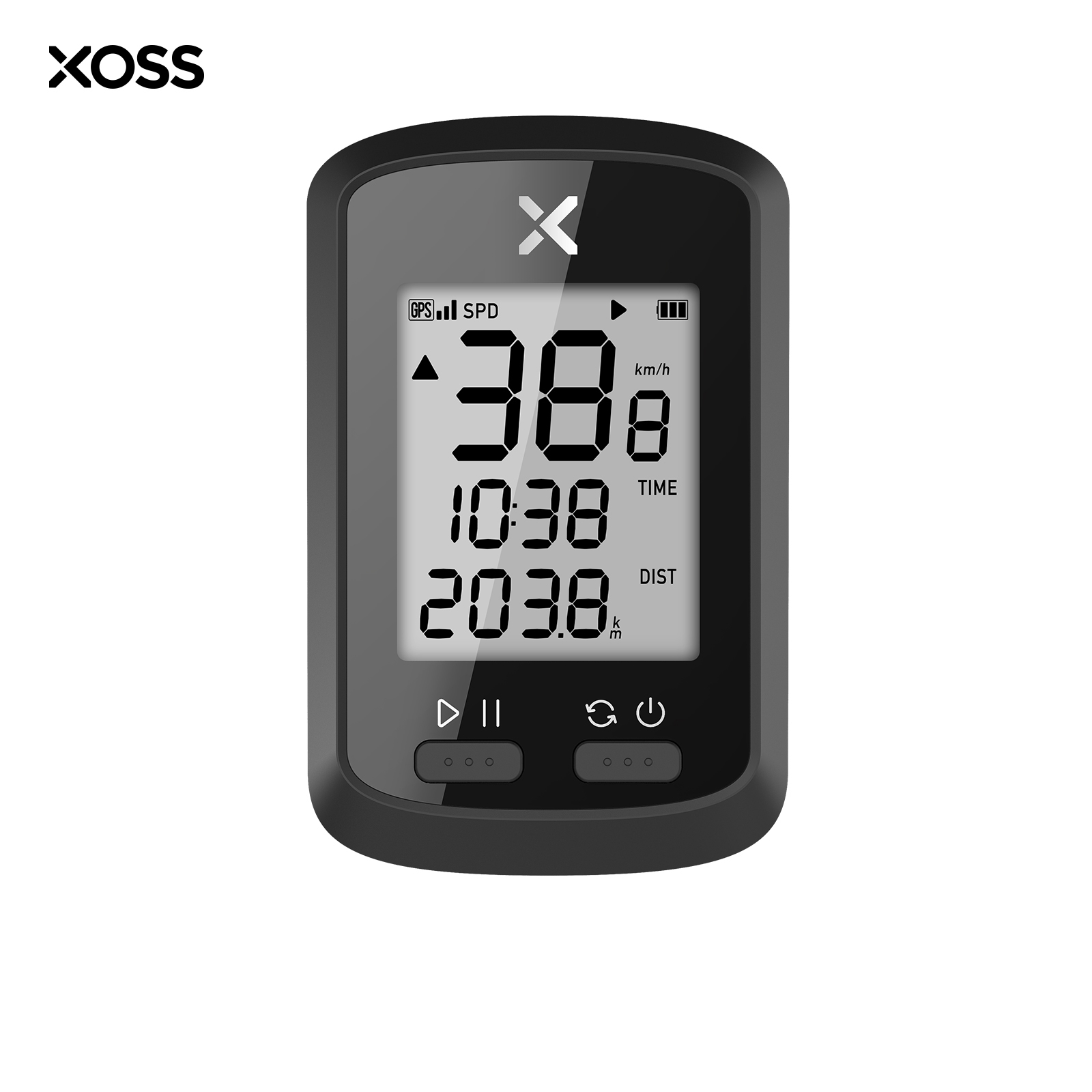 Велокомпьютер XOSS, беспроводной, GPS, Спидометр с подсветкой, BLE4.0, водонепроницаемый, IPX7, одометр для горных велосипедов