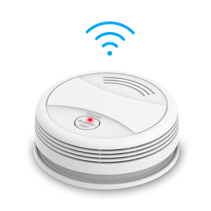 Смарт-TUYA APP управления WIFI детектор дыма датчик Smart пожарной сигнализации для системы «умный дом»