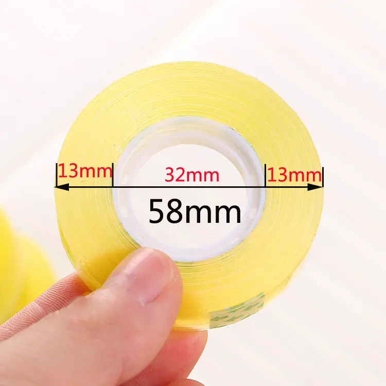 Transparent office supplies high quality adhesive paper student stationery small tape