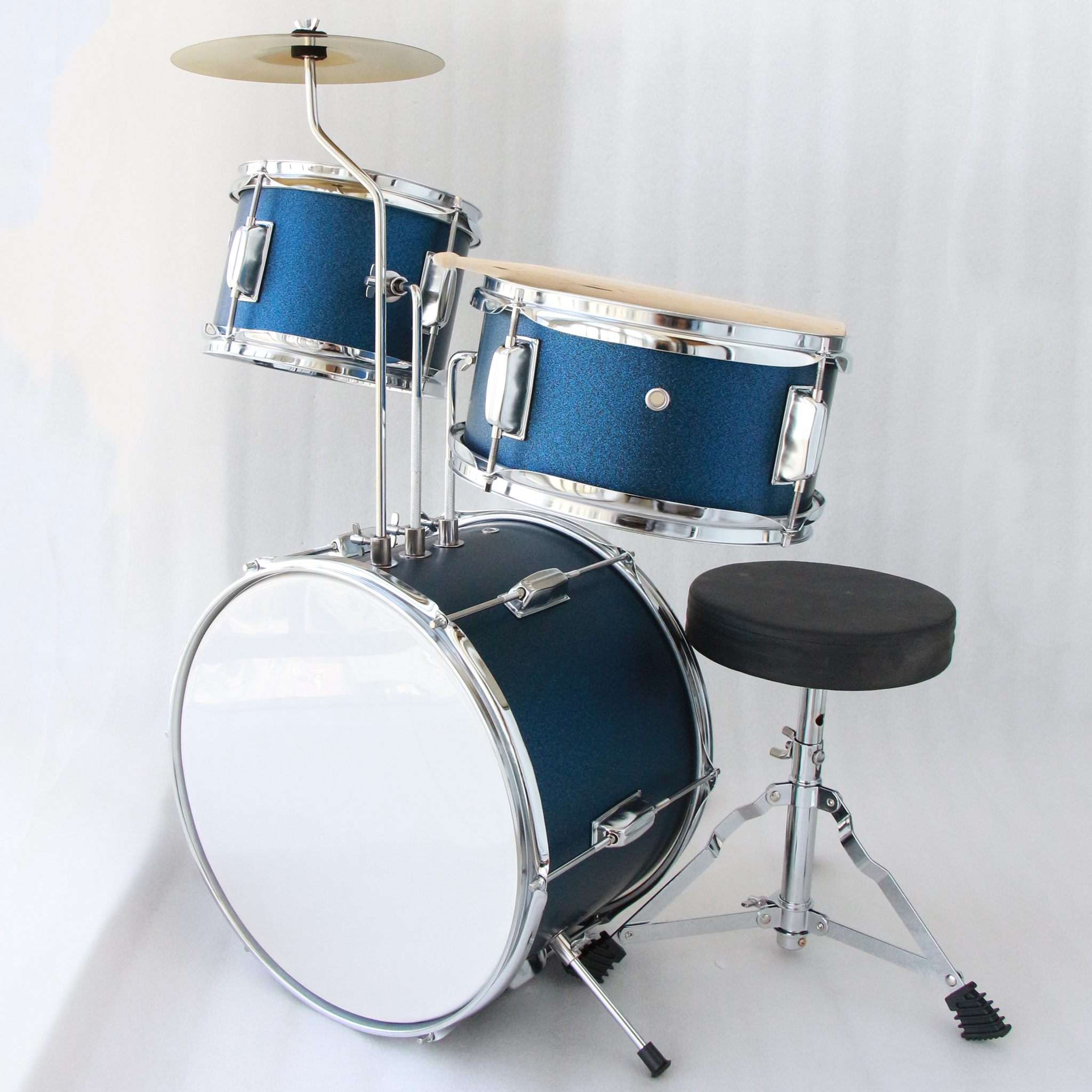 Factory direct supply Beginner 14 Inch kids drum set Mini Jazz Classical drum set for kids inexpensive drum set