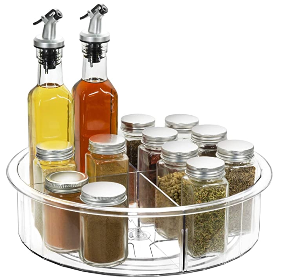 Лучшая продажа кухонная вращающаяся стойка для специй lazy susan вращающийся Органайзер-360 градусов вращающаяся стойка для специй