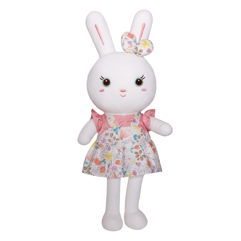 gift for children Festival rabbit doll unstuffed skin stuffed soft bunny plush toys